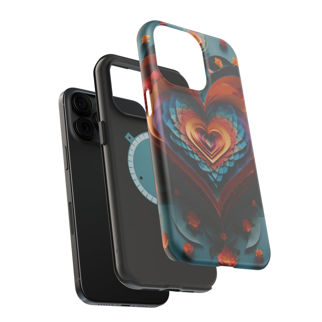 Blooming Heart Layers - MagSafe Tough Case