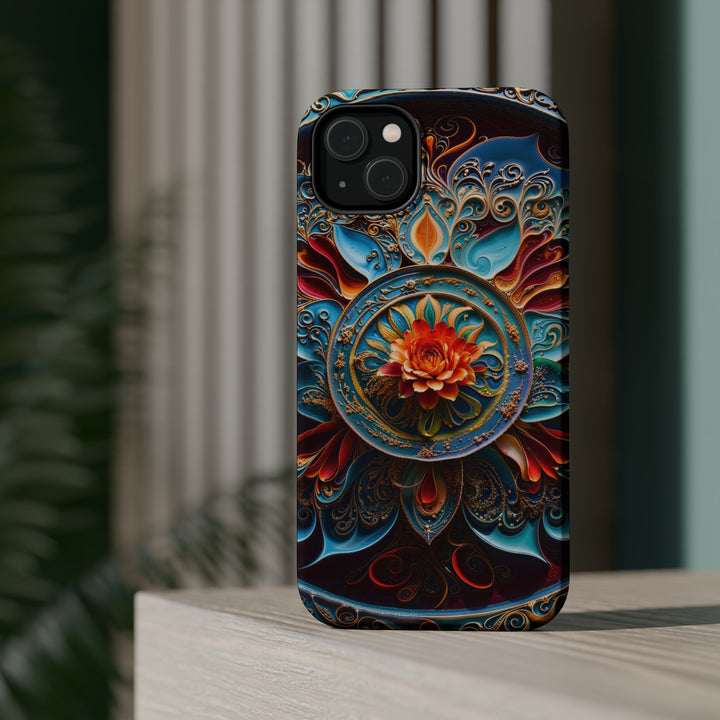 Intricate Floral Mandala - MagSafe Tough Case
