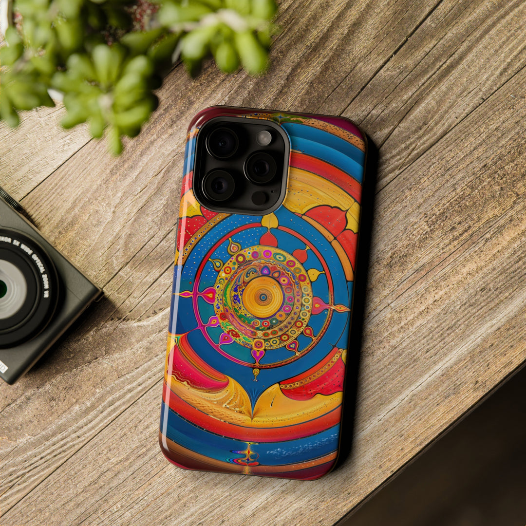 Vibrant Cosmic Spiral - MagSafe Tough Case