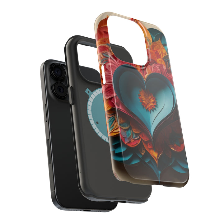 Colorful Heart Blossoms - MagSafe Tough Case