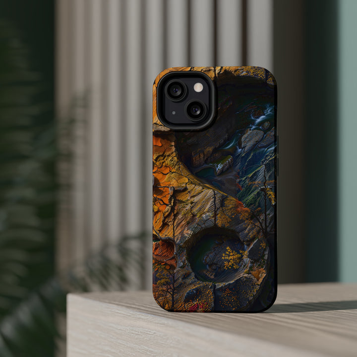 Autumn Geometric Contrast - MagSafe Tough Case