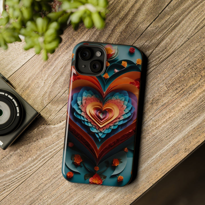 Blooming Heart Layers - MagSafe Tough Case