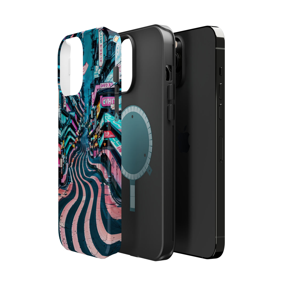 Vibrant Urban Waves - MagSafe Tough Case