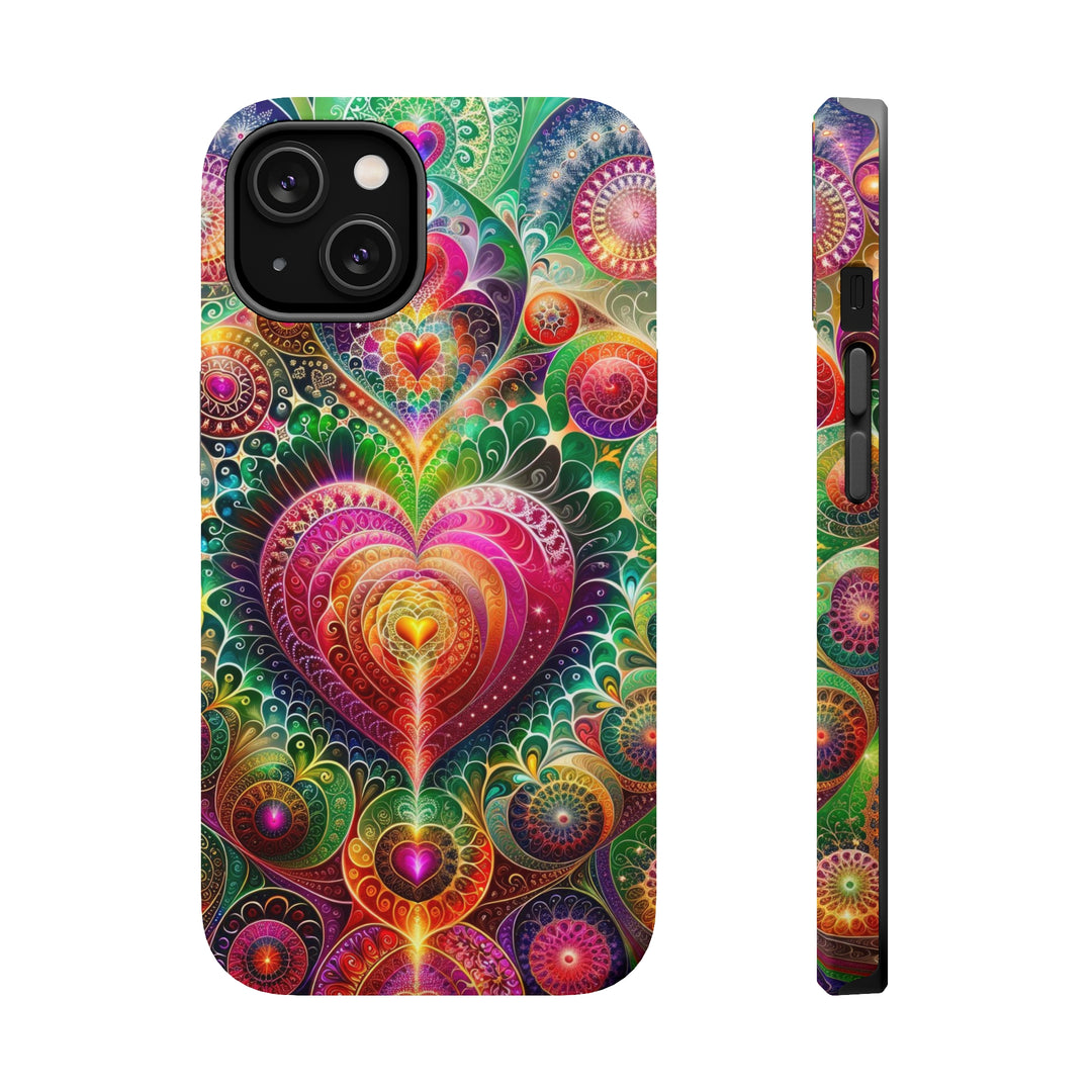 Kaleidoscopic Heart Symphony - MagSafe Tough Case