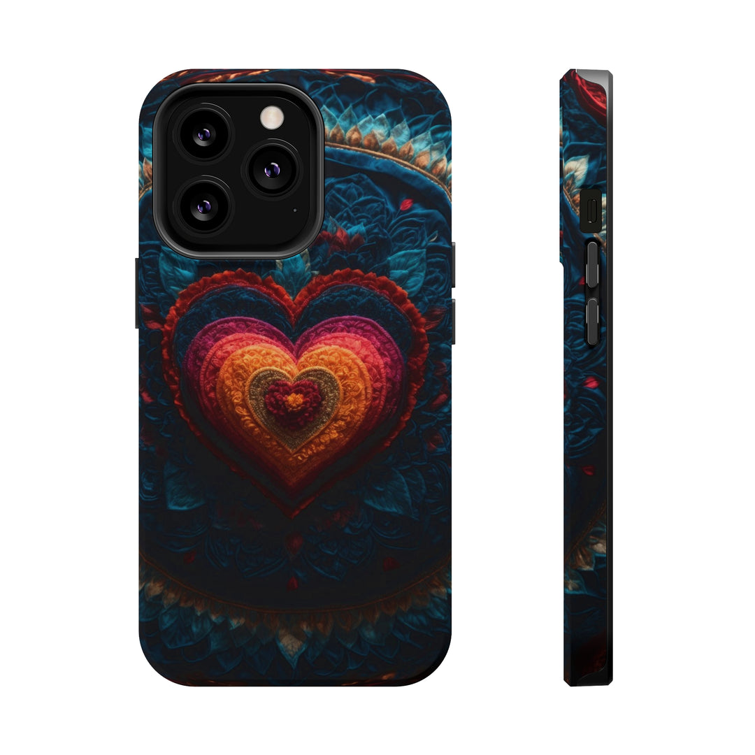 Nested Heart Tapestry - MagSafe Tough Case