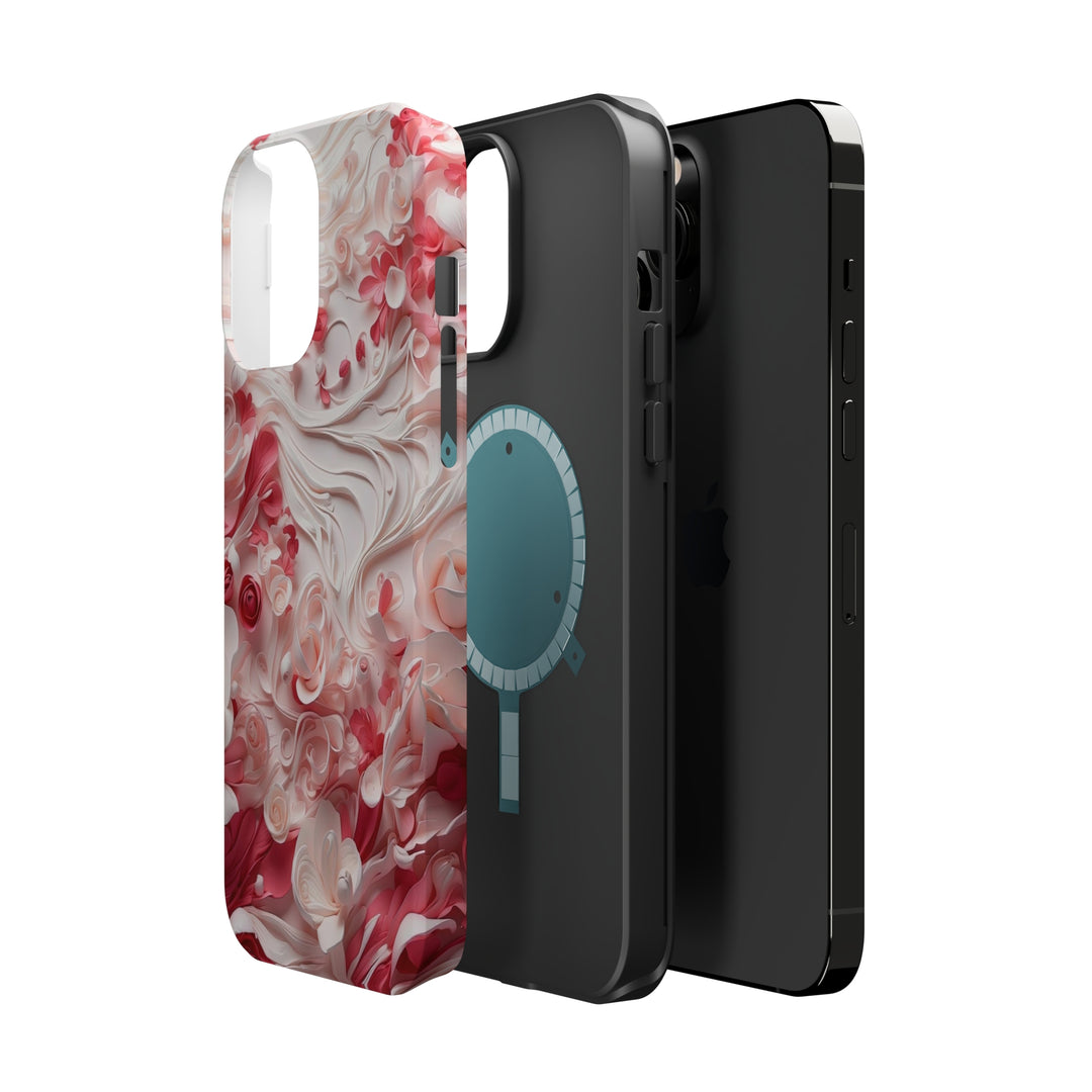 Floral Swirls Abstraction - MagSafe Tough Case