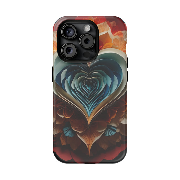 Blooming Heart Layers - MagSafe Tough Case