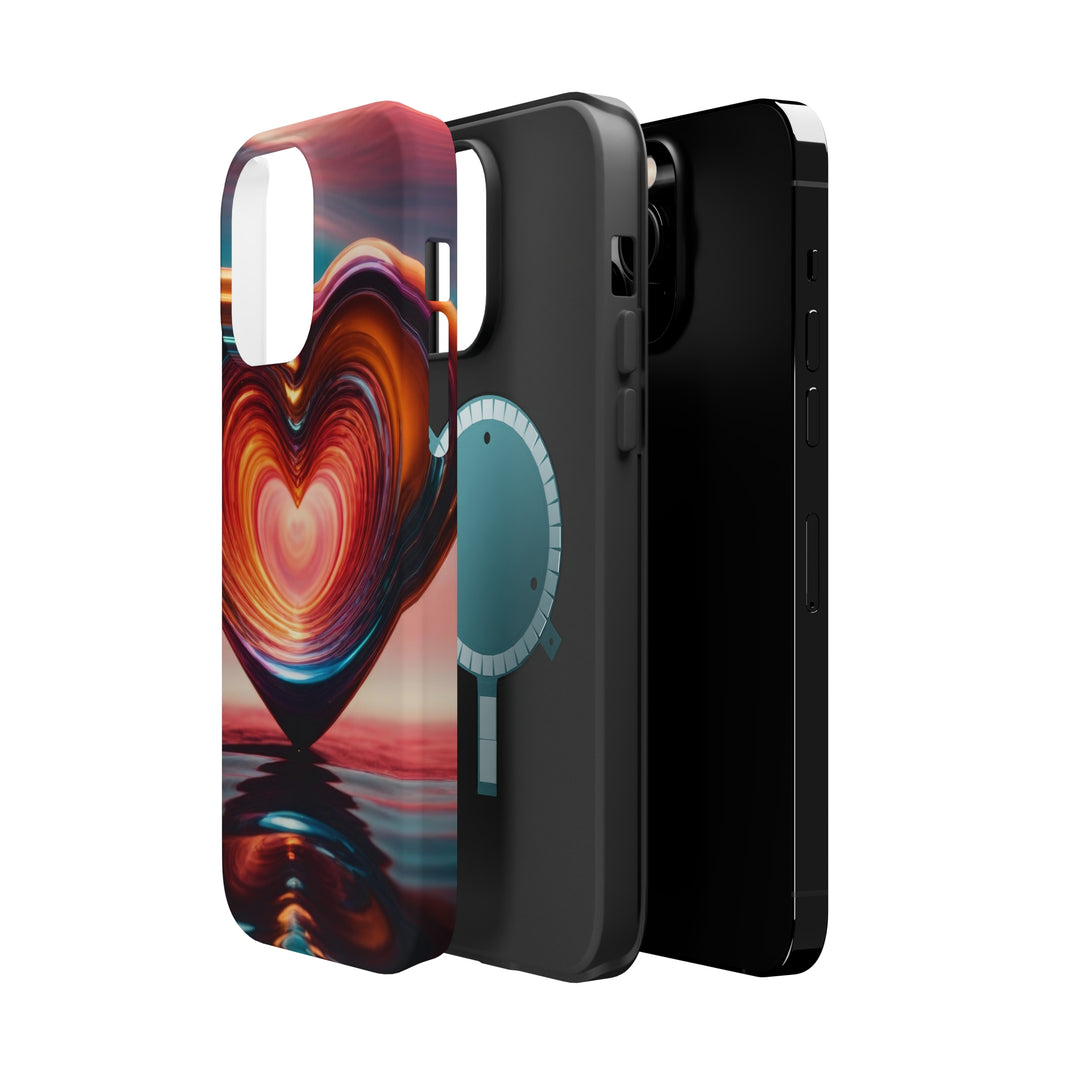 Vibrant Swirling Heart - MagSafe Tough Case