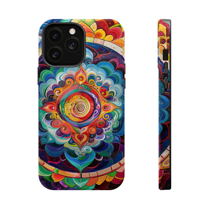 Vibrant Cosmic Mandala - MagSafe Tough Case