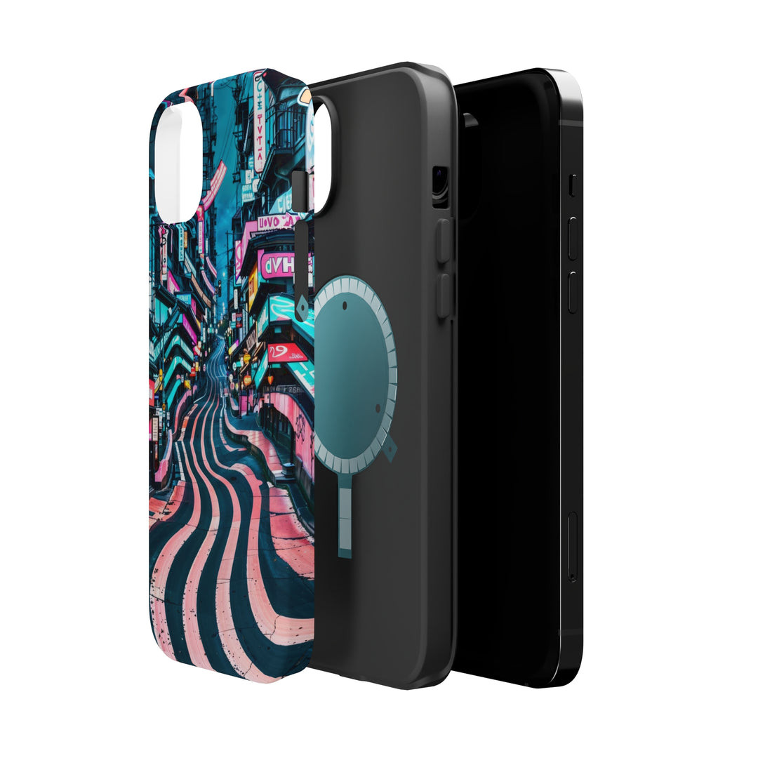 Vibrant Urban Waves - MagSafe Tough Case