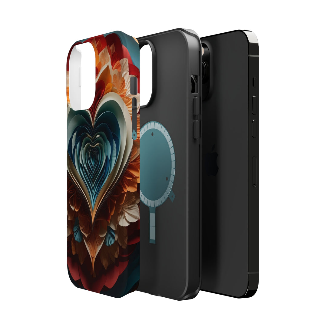 Blooming Heart Layers - MagSafe Tough Case