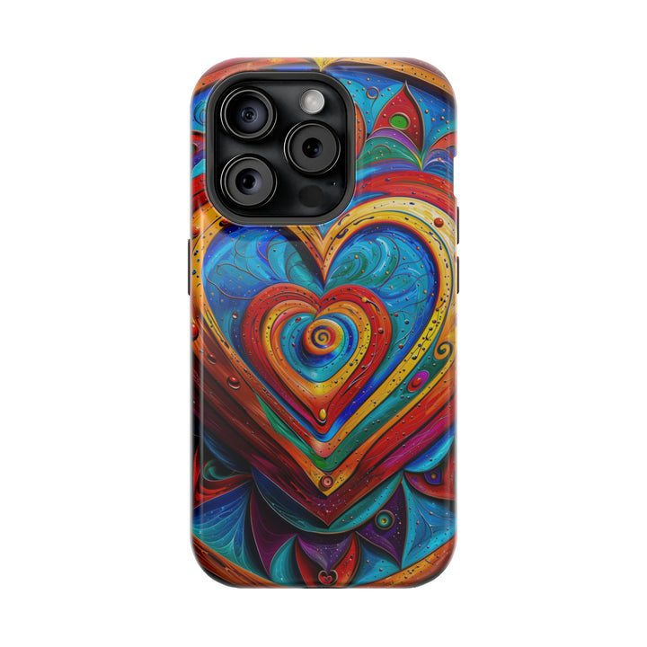 Vibrant Love Spiral - MagSafe Tough Case