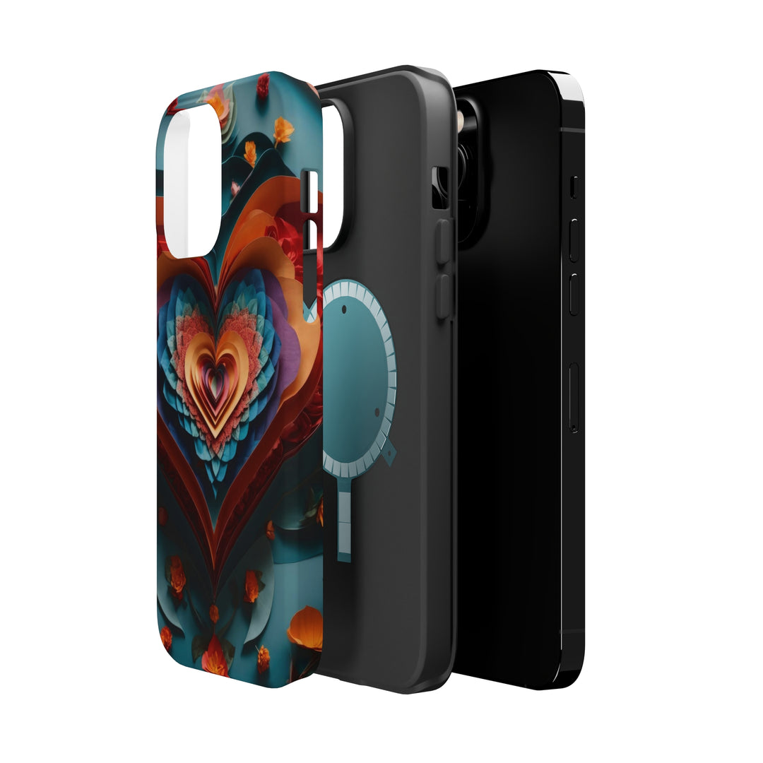 Blooming Heart Layers - MagSafe Tough Case