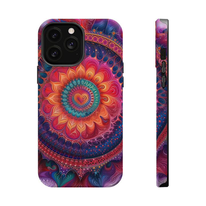 Vibrant Spiral Mandala - MagSafe Tough Case