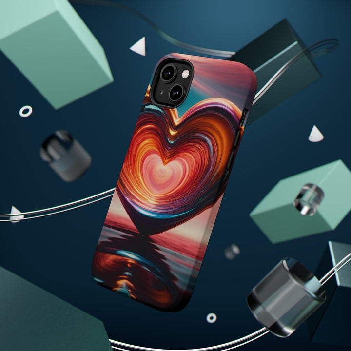 Vibrant Swirling Heart - MagSafe Tough Case