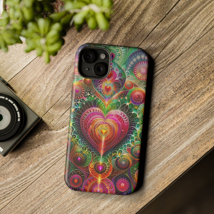 Kaleidoscopic Heart Symphony - MagSafe Tough Case