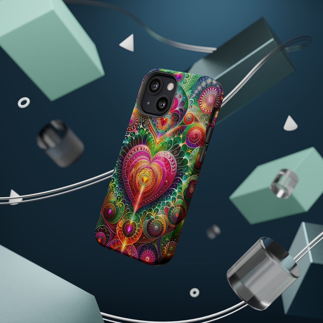 Kaleidoscopic Heart Symphony - MagSafe Tough Case