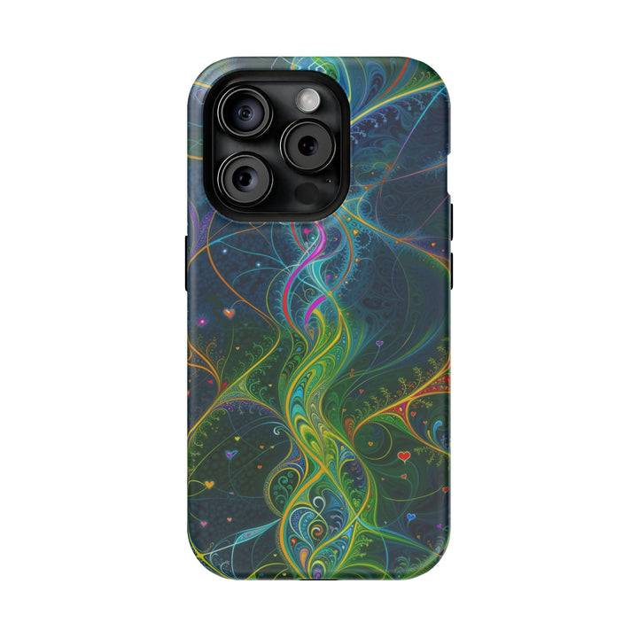 Vibrant Ethereal Swirls - MagSafe Tough Case