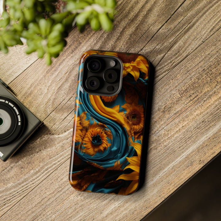 Sunflower Satin Swirl - MagSafe Tough Case