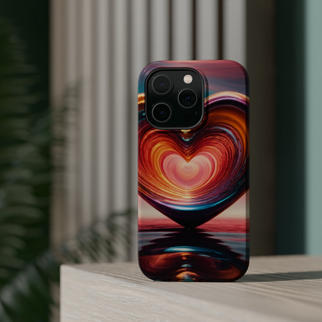 Vibrant Swirling Heart - MagSafe Tough Case