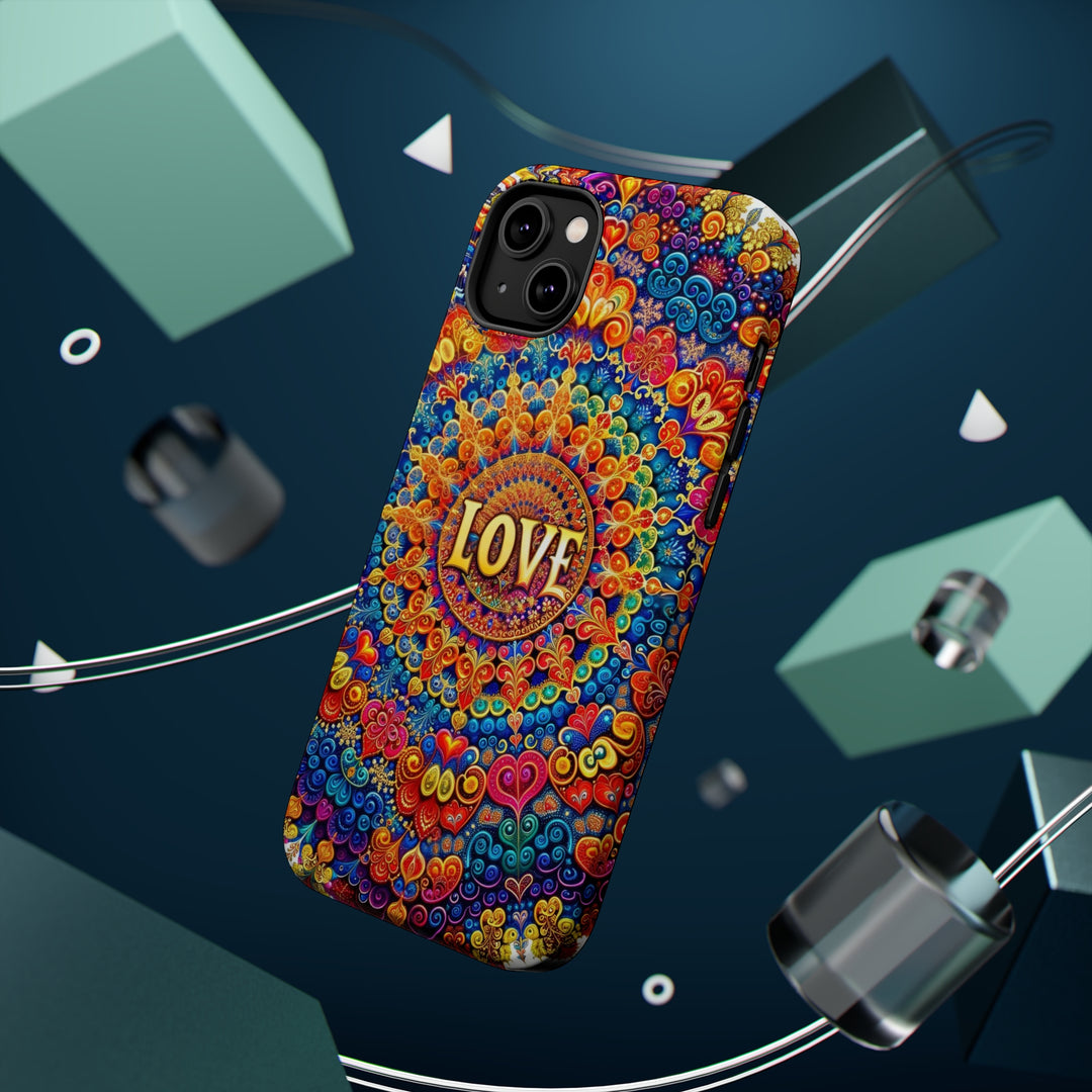 Vibrant Love Mandala - MagSafe Tough Case