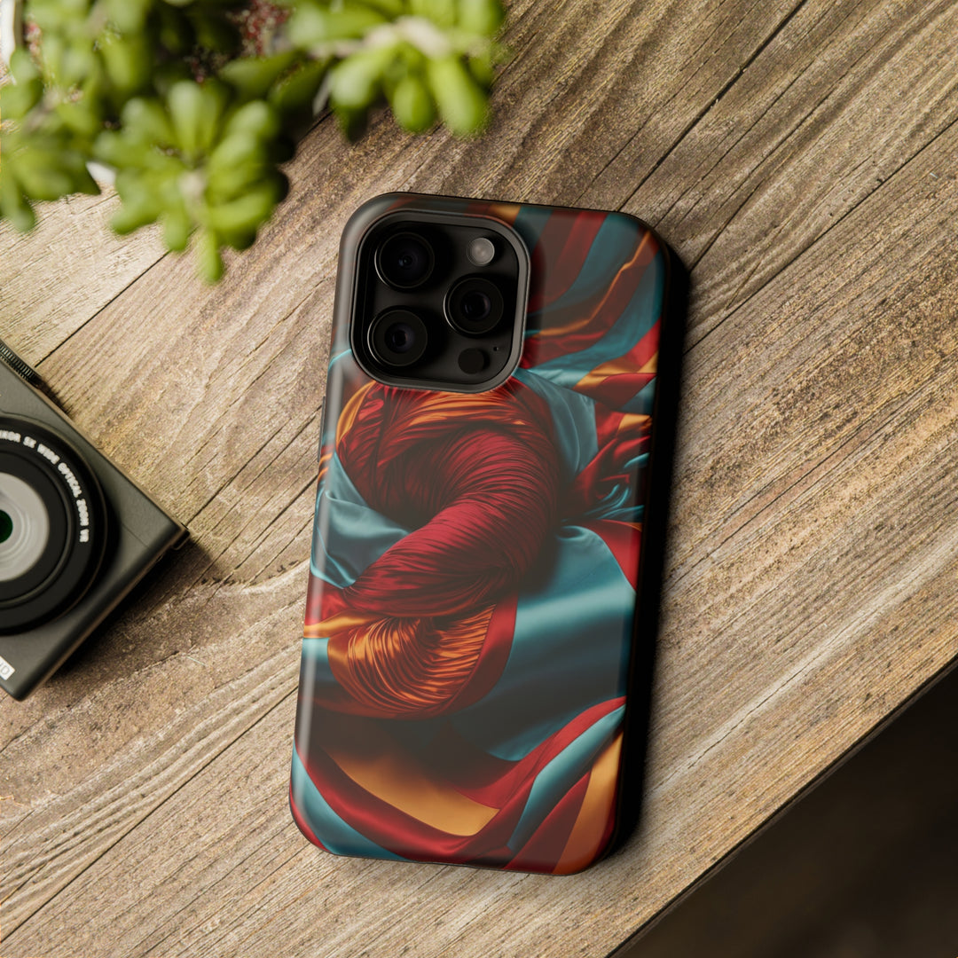 Vivid Silk Swirls - MagSafe Tough Case