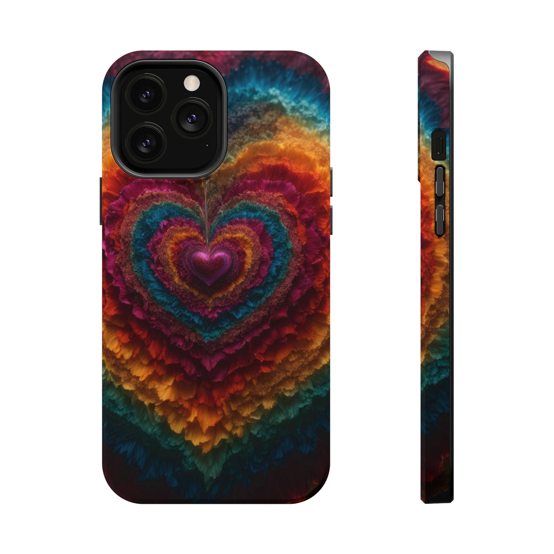 Vibrant Heart Layers - MagSafe Tough Case