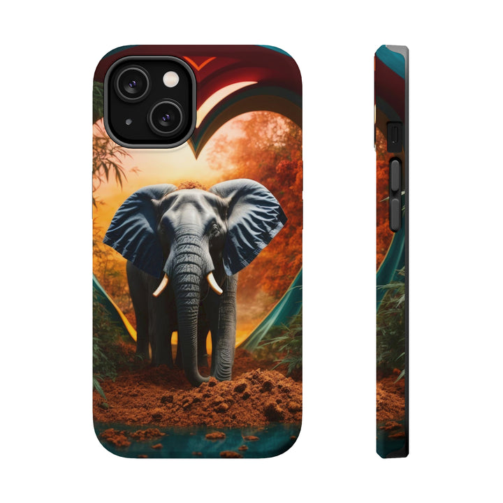 Heart Portal Elephant - MagSafe Tough Case