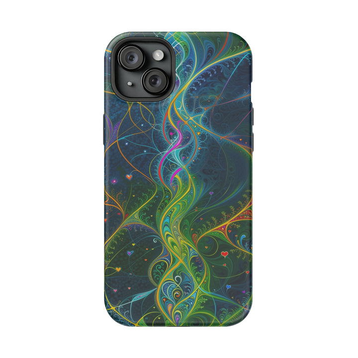 Vibrant Ethereal Swirls - MagSafe Tough Case