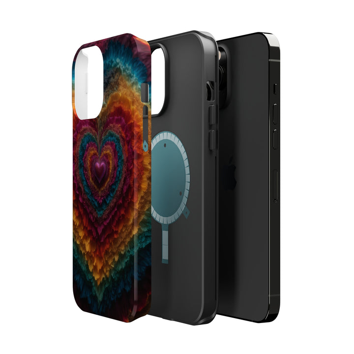 Vibrant Heart Layers - MagSafe Tough Case