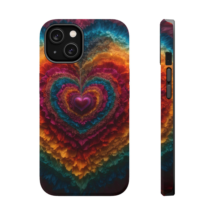 Vibrant Heart Layers - MagSafe Tough Case