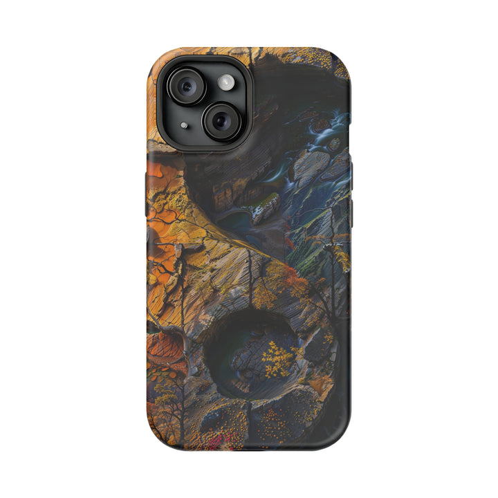 Autumn Geometric Contrast - MagSafe Tough Case