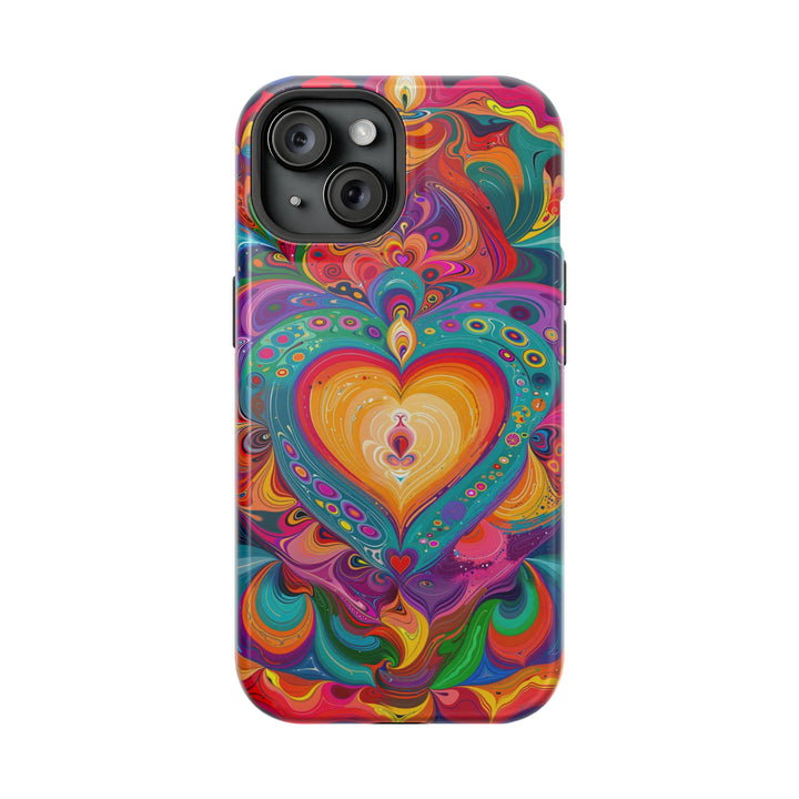 Vibrant Swirling Heart - MagSafe Tough Case