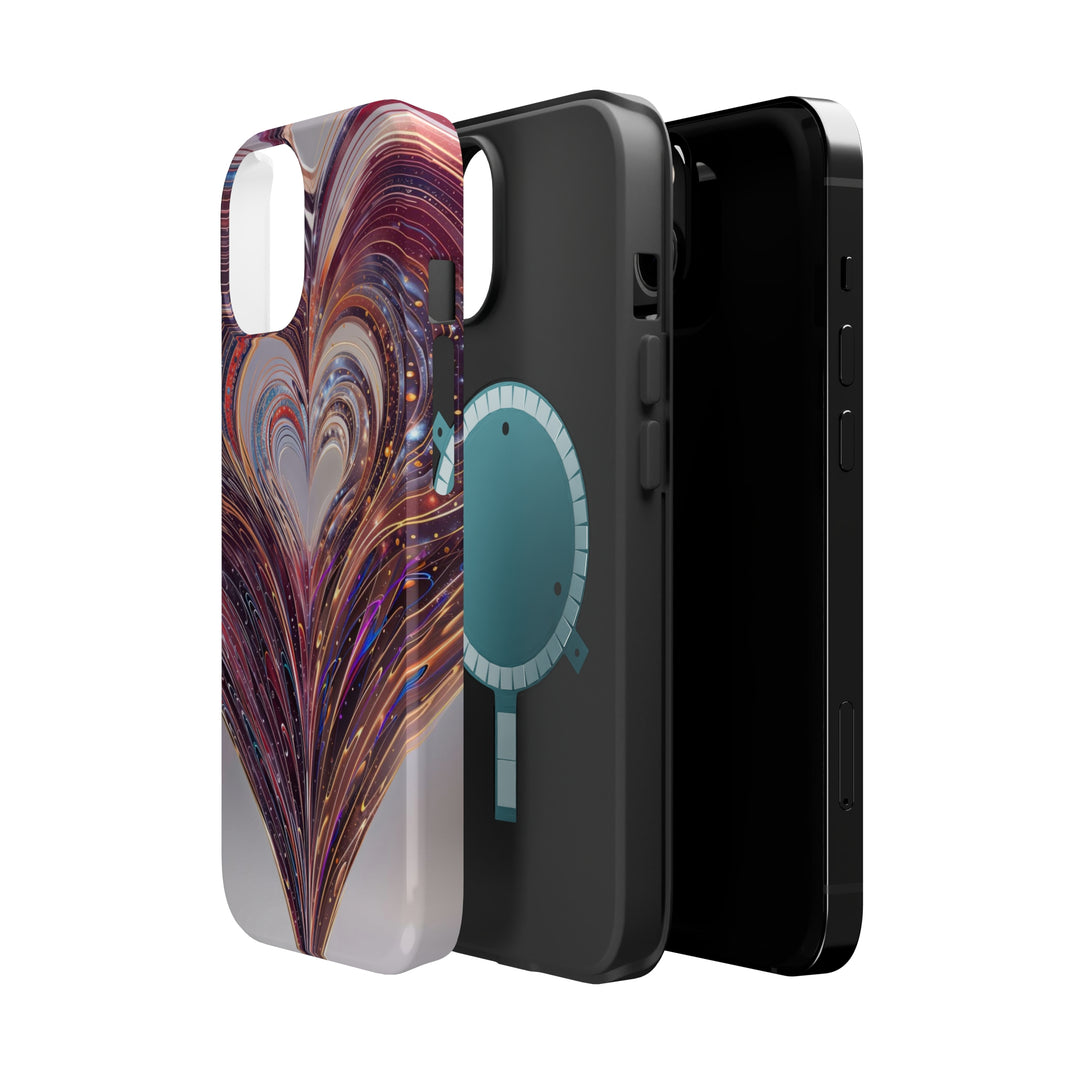 Luminous Swirling Heart - MagSafe Tough Case