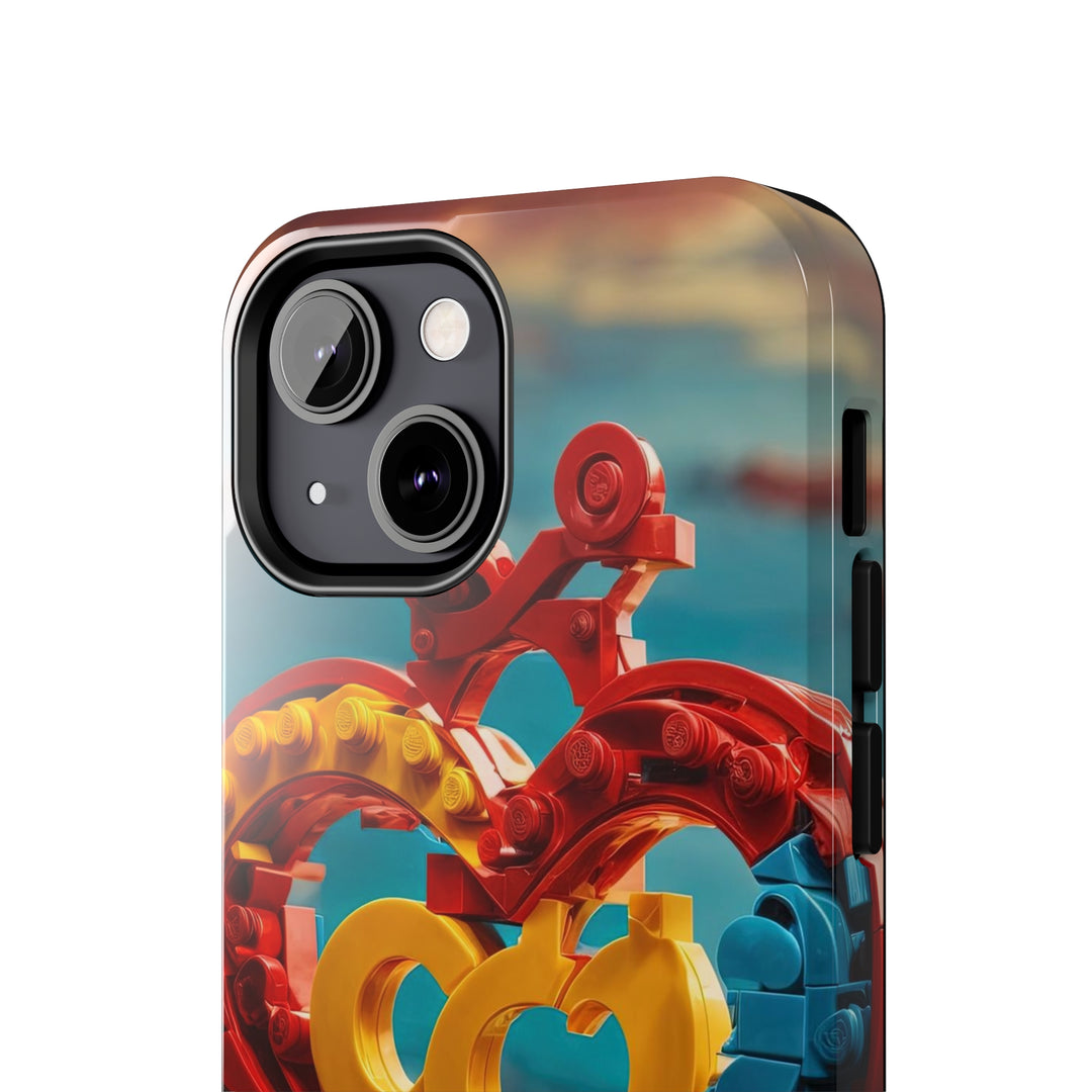Lego Heart Sunset - Tough Phone Case