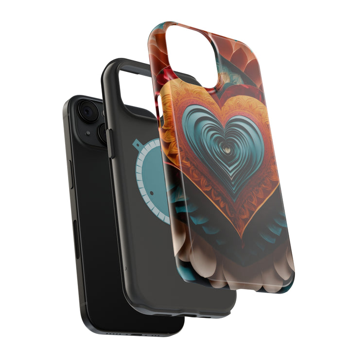 Layered Heart Artwork - MagSafe Tough Case