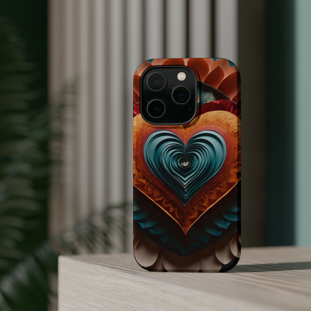 Layered Heart Artwork - MagSafe Tough Case