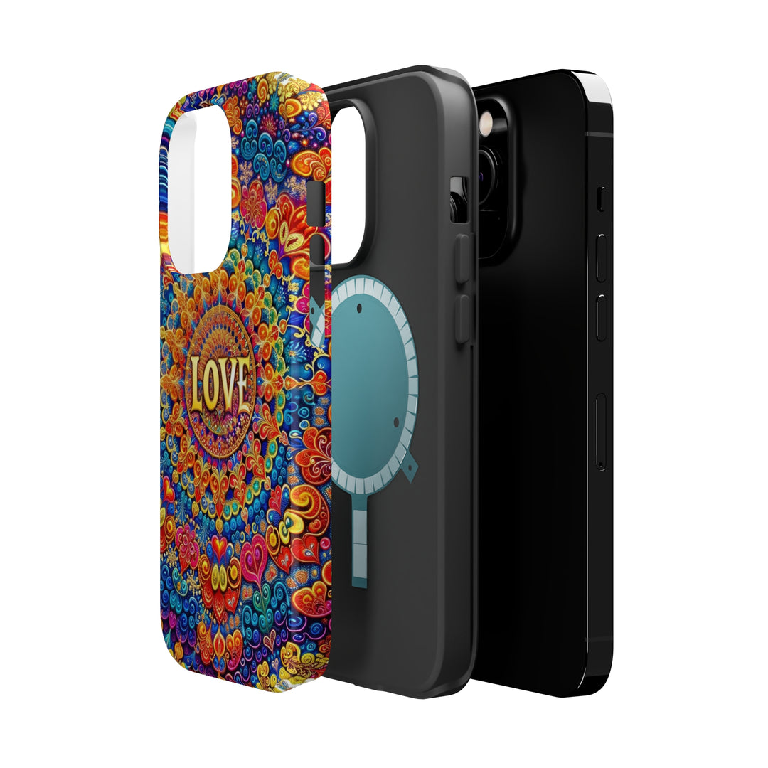 Vibrant Love Mandala - MagSafe Tough Case