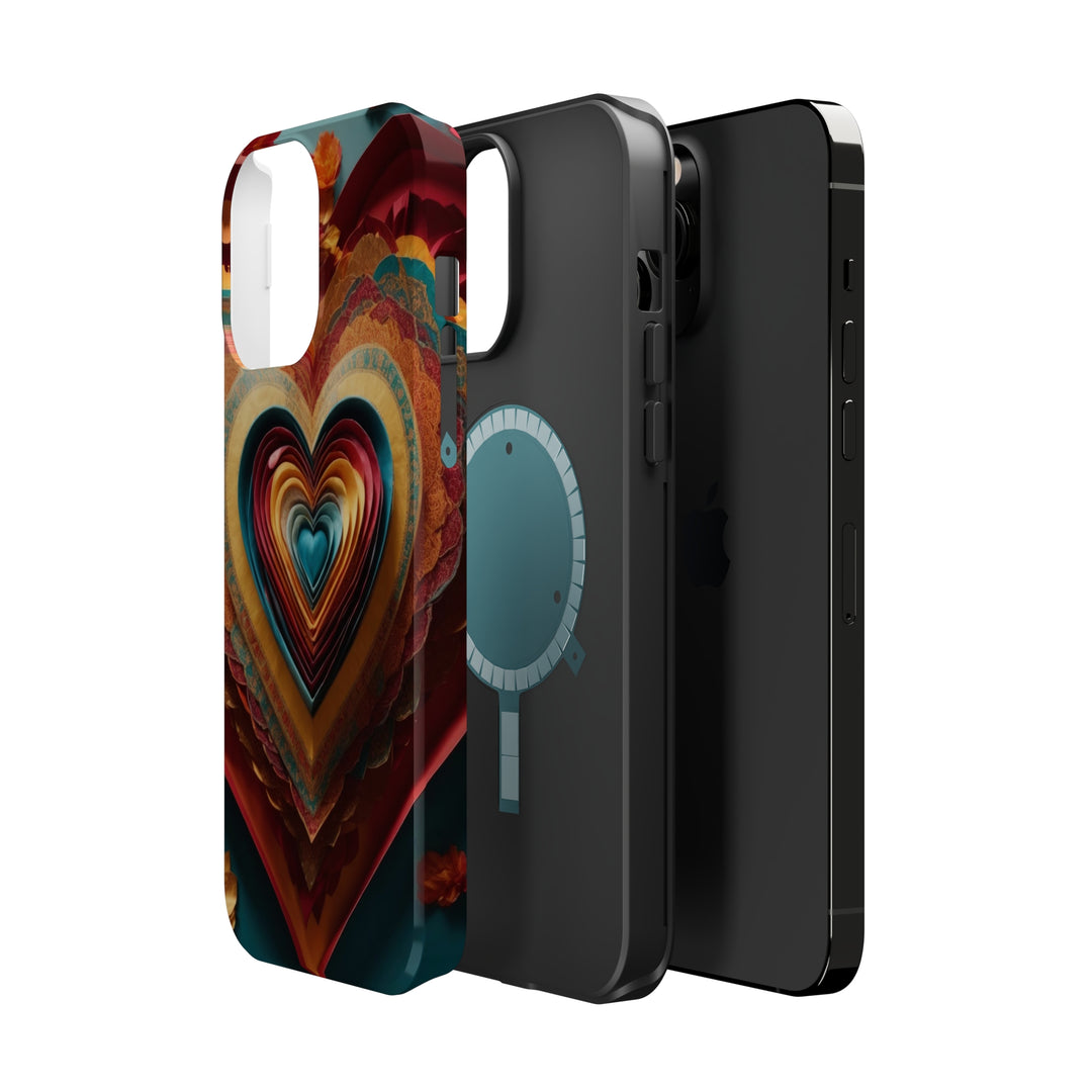 Infinite Layered Hearts - MagSafe Tough Case