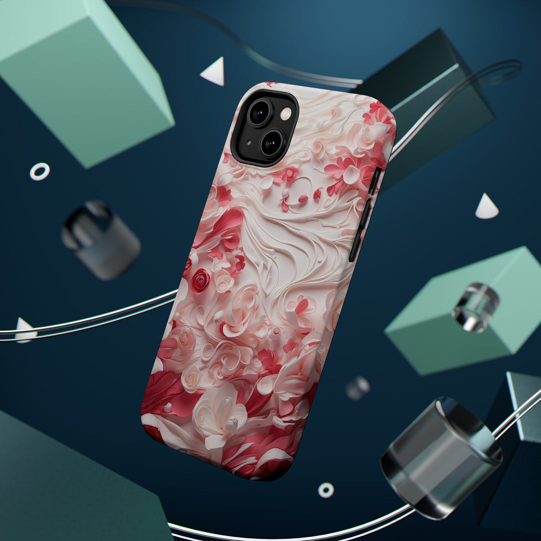 Floral Swirls Abstraction - MagSafe Tough Case