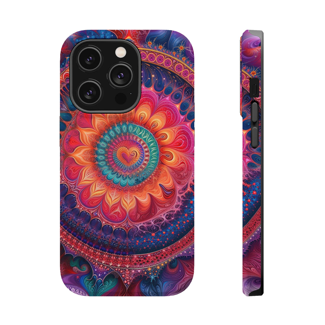 Vibrant Spiral Mandala - MagSafe Tough Case