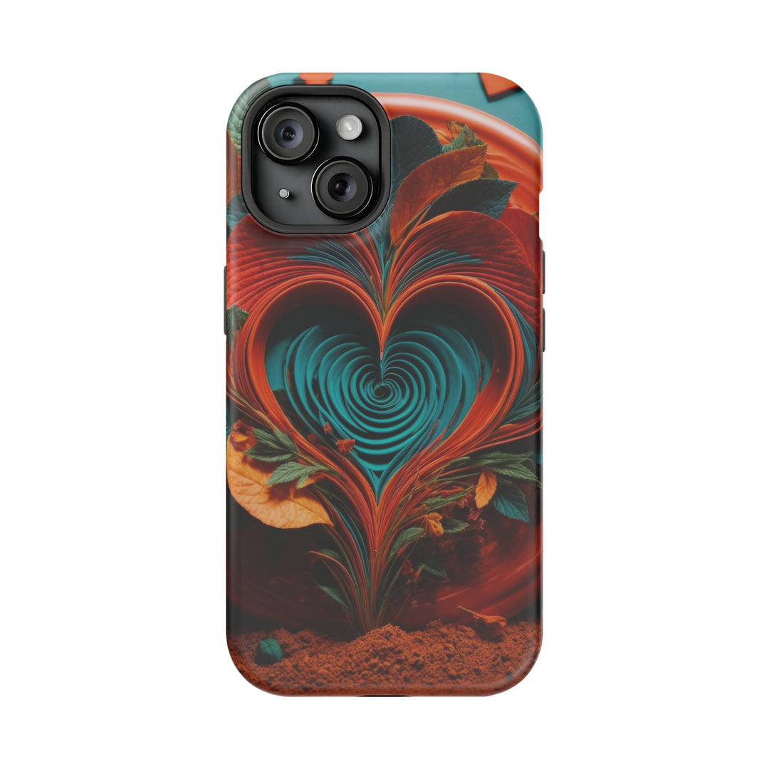 Vibrant Spiral Foliage - MagSafe Tough Case