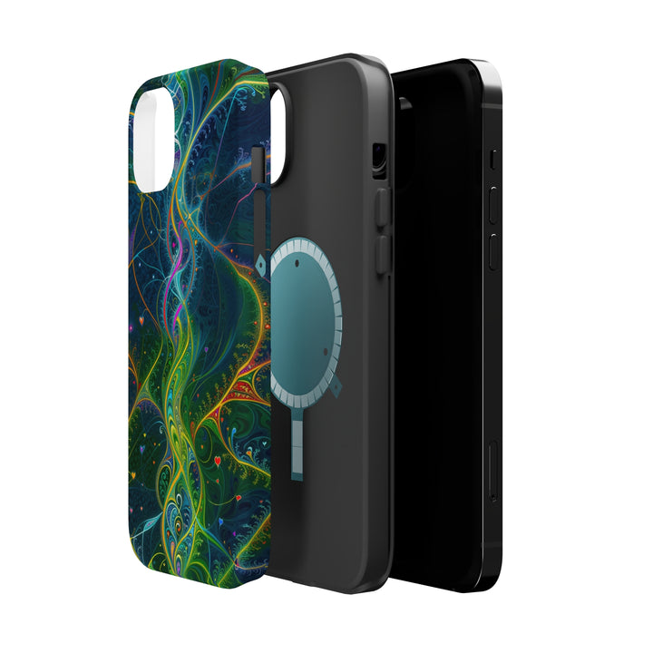 Vibrant Ethereal Swirls - MagSafe Tough Case