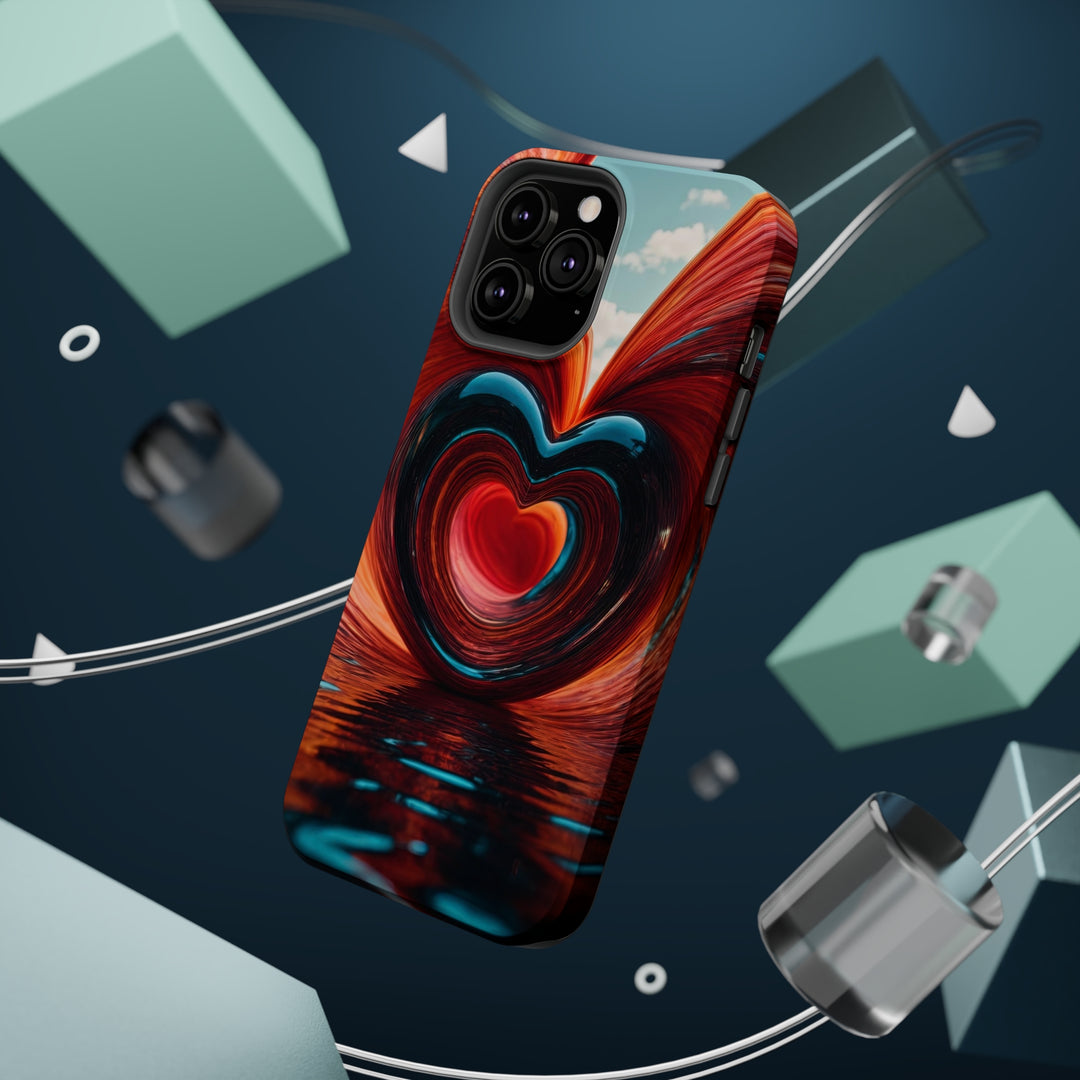 Swirling Heart Reflection - MagSafe Tough Case