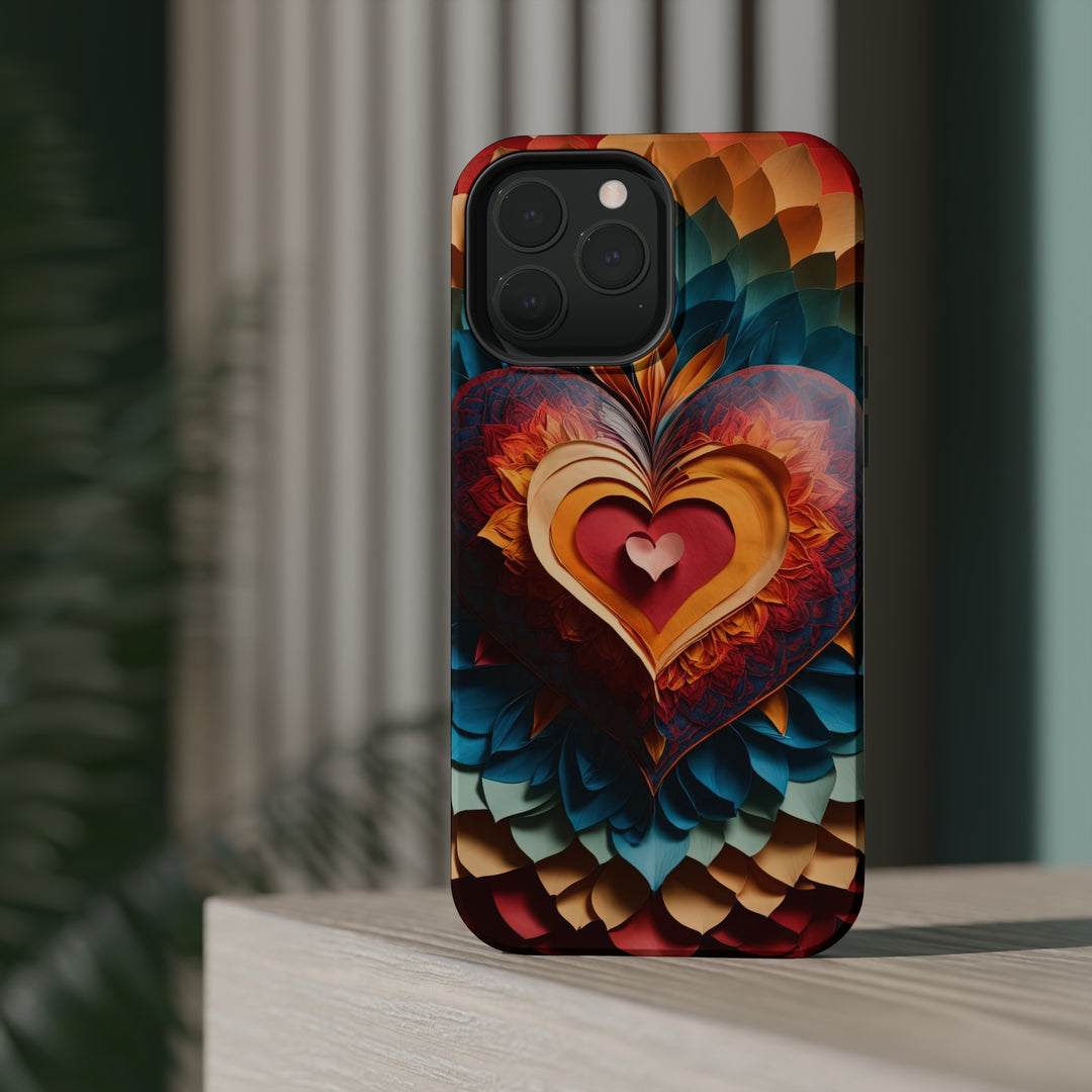 Radiant Heart Bloom - MagSafe Tough Case