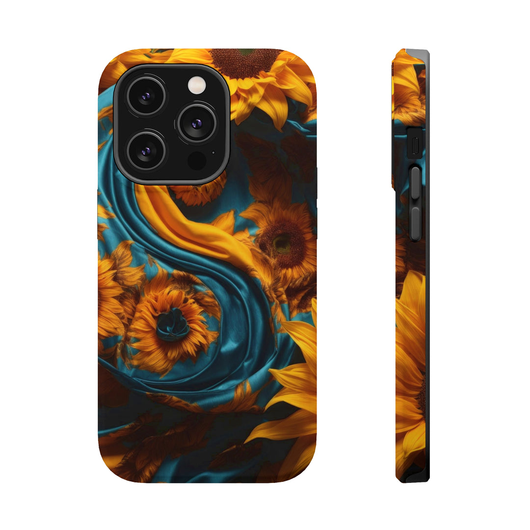 Sunflower Satin Swirl - MagSafe Tough Case