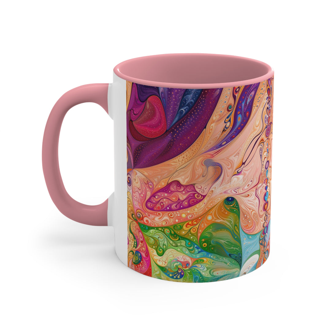 Vibrant Swirl Fantasy - Accent Coffee Mug