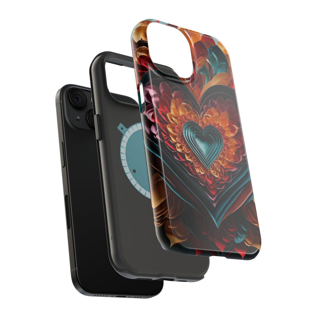 Multilayered Floral Heart - MagSafe Tough Case