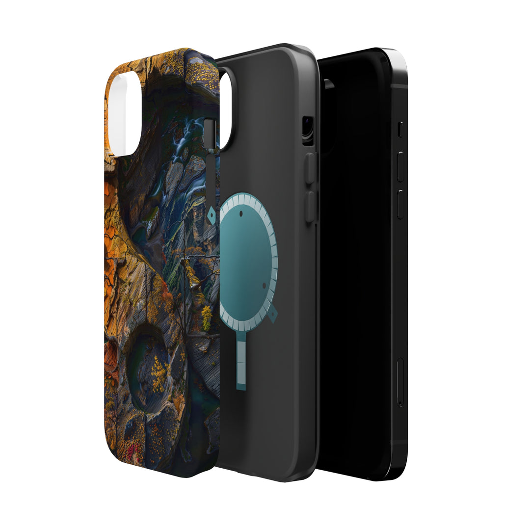 Autumn Geometric Contrast - MagSafe Tough Case