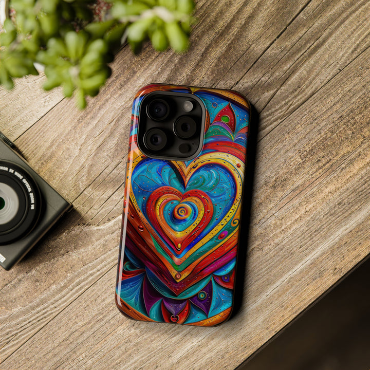 Vibrant Love Spiral - MagSafe Tough Case